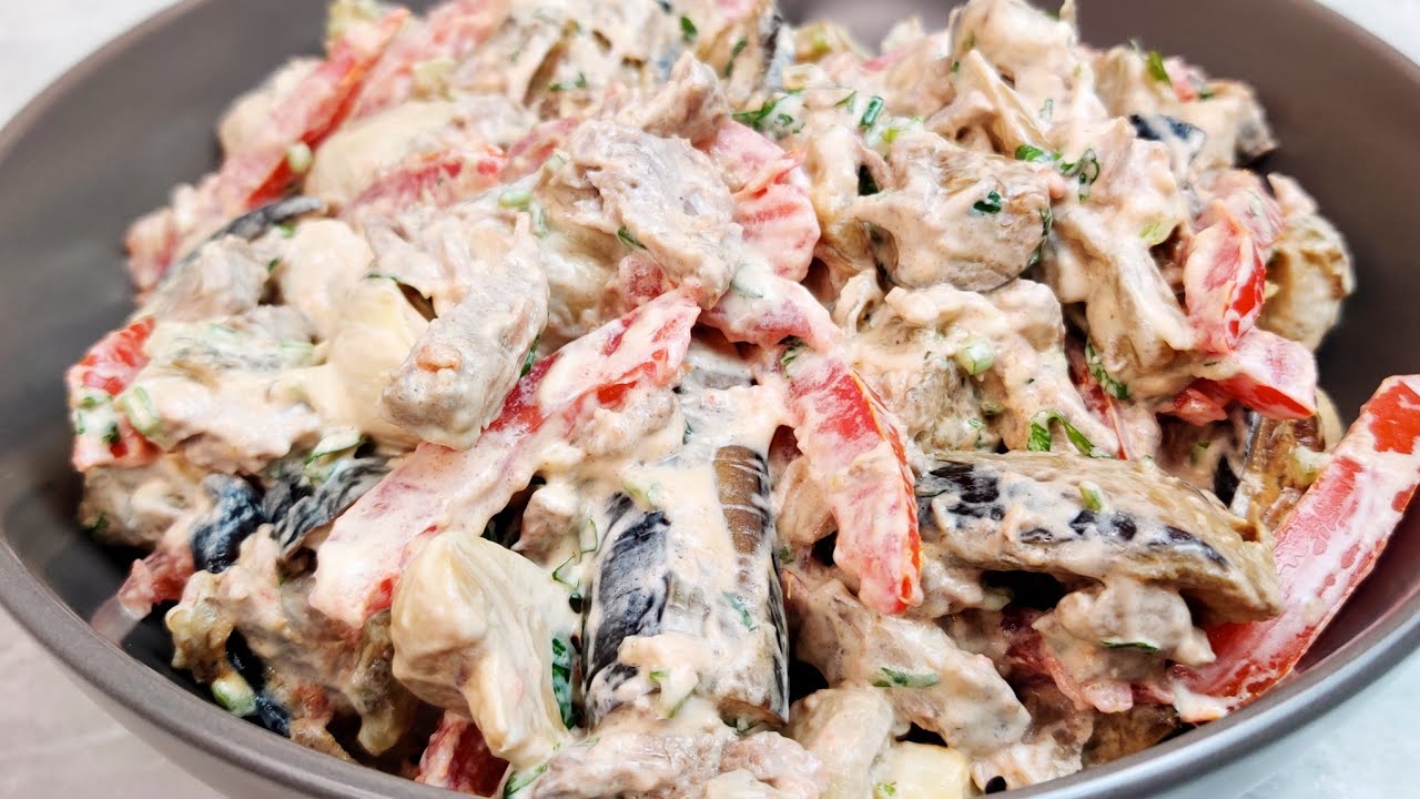 Салаты, которые ешь и не можешь остановиться! Два рецепта сытных салатов с говядиной и печенью.