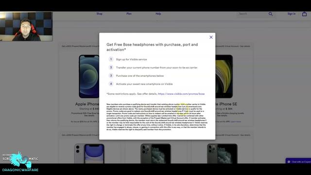 Visible Wireless Offers Free Bose Wireless Headphones with IPhone 12 & 12 Pro purchase смотреть онлайн