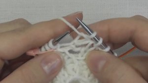 Прибавки по регланной линии в полупатентной резинке. / Вязание / полупатентная резинка / прибавки /