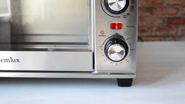 Конвекционная печь GEMLUX GL OR 1320MN Обзор настольной мини печи для дачи, малогабаритной кухни смотреть онлайн