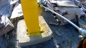 Безвоздушная покраска металлоконструкций.