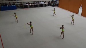 Художественная гимнастика  Групповые  Обруч