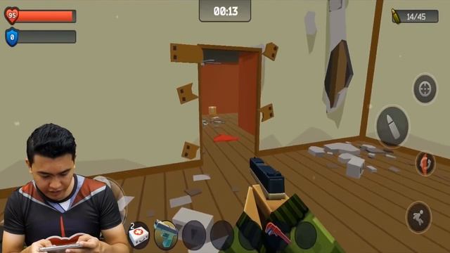 Zombie Minecraft? Pixel Combat: Zombies Strike - Multiplayer FPS Game - Android Mobile Gameplay смотреть онлайн