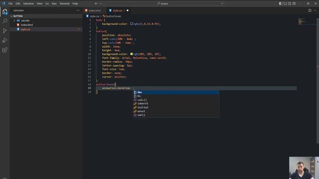 Как сделать анимированную кнопку на HTML и CSS смотреть онлайн
