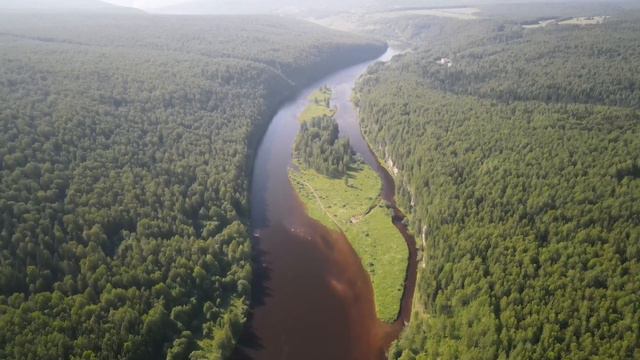 в доль речки Косьва и лагерь Рассвет. смотреть онлайн