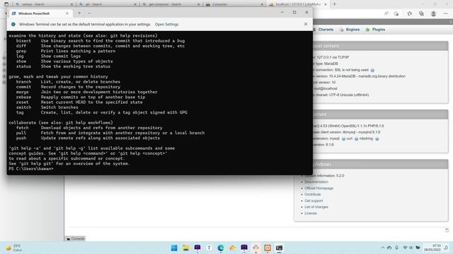 Menginstal PHP, NodeJs, Git, Composer di Windows смотреть онлайн