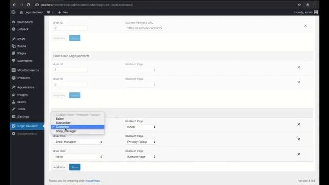 WooCommerce Login Redirect смотреть онлайн