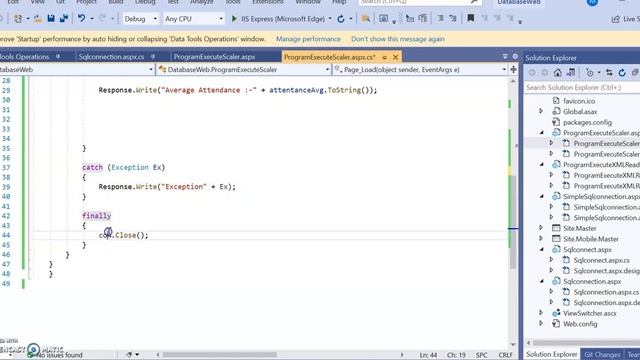 ExecuteScaler and XMLreader method in ADO NET Command Object смотреть онлайн