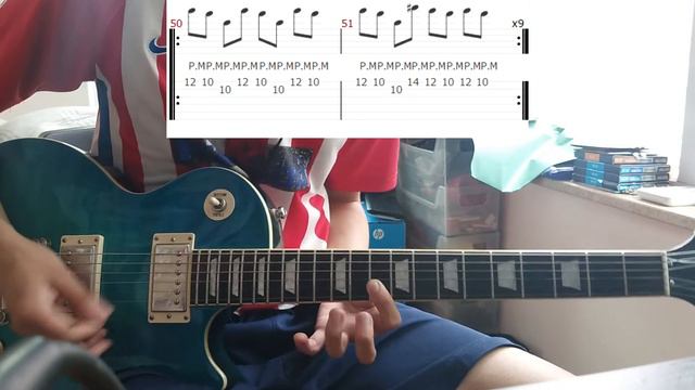 【エレキTAB譜】セプテンバーさん ギター 弾いてみた。September-san RADWIMPS guitar cover on screen TAB смотреть онлайн