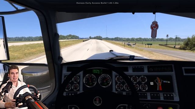⚡️РАННИЙ ДОСТУП. НОВОЕ DLC — ШТАТ КАНЗАС — American Truck Simulator: Kansas (1.49.1.20s) [#40] смотреть онлайн