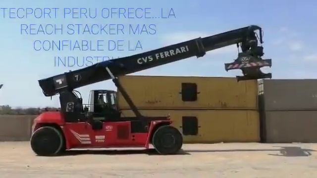 Reach stacker Ferrari Tecport Peru смотреть онлайн