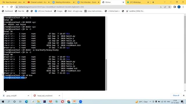 Directory related commands in linux os смотреть онлайн