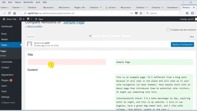 WordPress Posts Revision History - how to undo mistakes and travel back in time смотреть онлайн