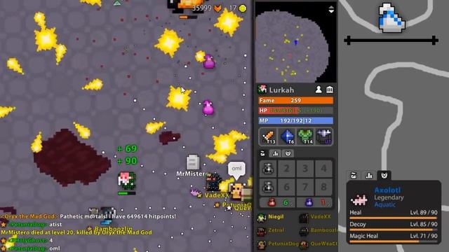 RotMG - New O2 Fight (Sun and Run phases) смотреть онлайн