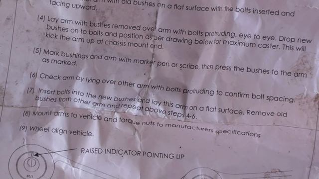 Slee Castor Correction Bushing install, Land Cruiser Tutorials. смотреть онлайн