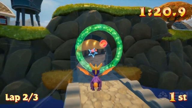 Spyro Reignited Trilogy Walkthrough - Country Speedway Race смотреть онлайн