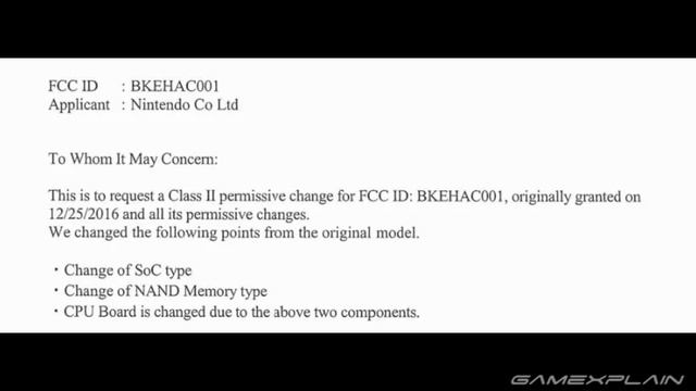 Original Switch Likely Getting a Mild CPU Revision According to New FCC Filing (Not a Pro!) смотреть онлайн