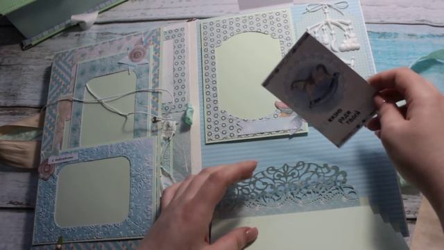 Скрапбукинг/Альбом своими руками/ручная работа/ А4 на 150 фото для малыша смотреть онлайн