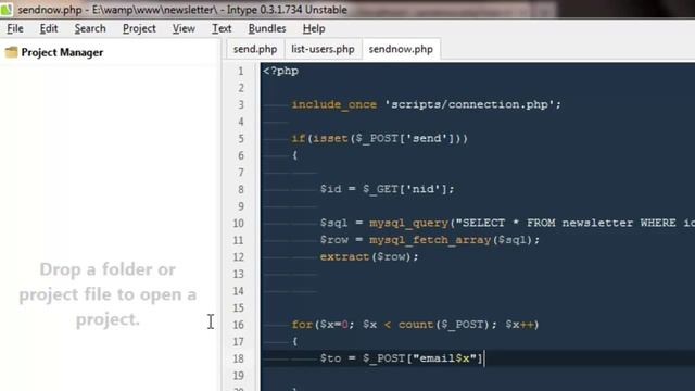 Php and mysql based newsletter system part 10.2 :- Sending emails from localhost смотреть онлайн