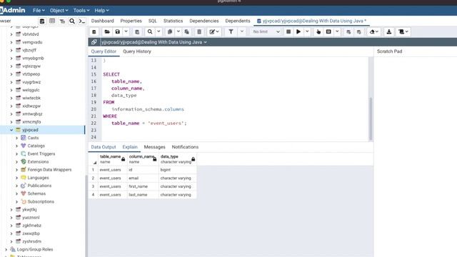 Dealing With Data using Java 03 Postgres Database Intro Using Cloud (ElephantSQL) смотреть онлайн