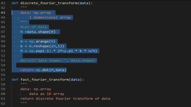 CONSTRUYE la Transformada de Fourier Rápida en 10 minutos - Python смотреть онлайн