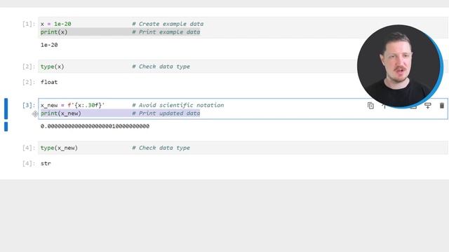 Suppress Scientific Notation when Printing Float Values in Python (Example) | Display Entire Number смотреть онлайн