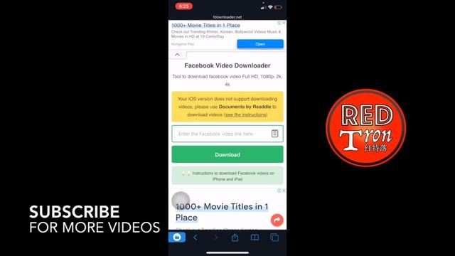 How To Download Facebook Video On iPhone or iPad Device 2022 смотреть онлайн