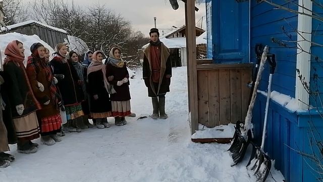 Колядование на Рождество с Давыдово Ярославская область Борисоглебский район. смотреть онлайн