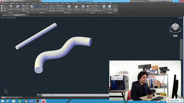 Sweep 1 - AutoCAD 2017 смотреть онлайн