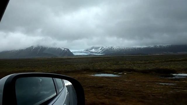 Drive to Vatnajokull Glacier, Iceland. смотреть онлайн