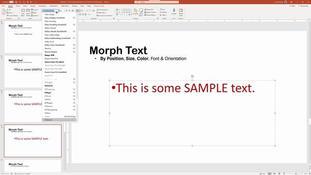 Morph Transition Tutorial for PowerPoint - Windows & macOS смотреть онлайн