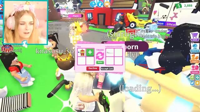 ACCEPTING EVERY TRADE ONLY In Adopt Me.. (Roblox) смотреть онлайн