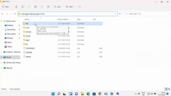 How to Install Java JDK 17 on Windows 11
