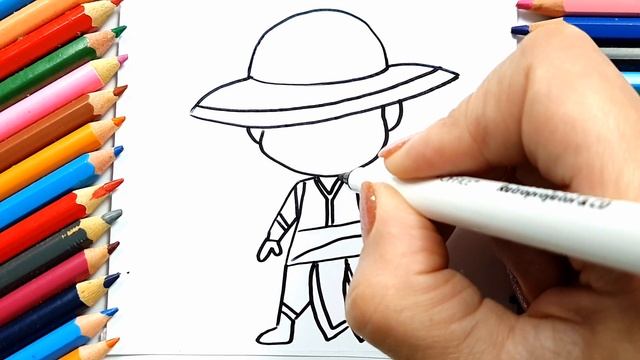 How to Draw and Paint Kung Lao from Mortal Kombat Chibi Version смотреть онлайн