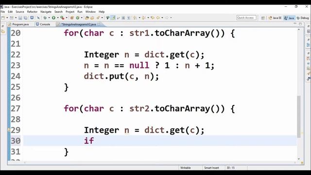 string anagrams v2 in java смотреть онлайн