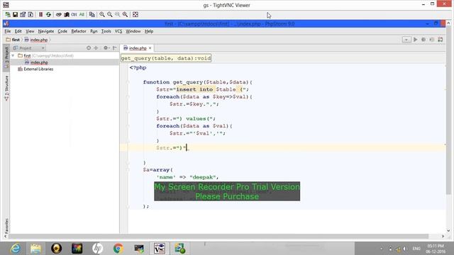 Insert Data in PHP Using Database Function with an array смотреть онлайн