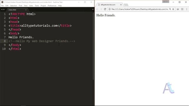 Comment tag - html 5 tutorial in hindi - urdu - Class - 03 смотреть онлайн