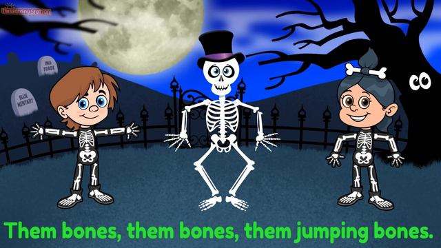 Halloween Songs for Kids 👻 Skeleton Dance 👻 Dem Bones 👻 Kids Songs 👻 By The Learning Station смотреть онлайн