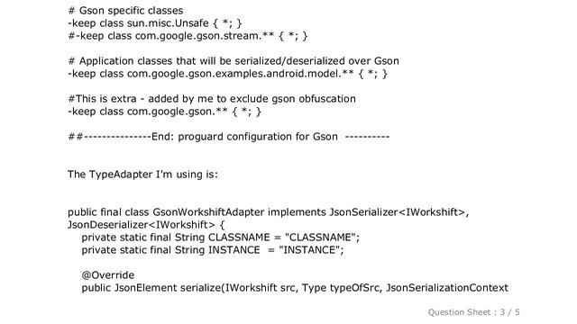 Android : AssertionError in Gson EnumTypeAdapter when using Proguard Obfuscation смотреть онлайн