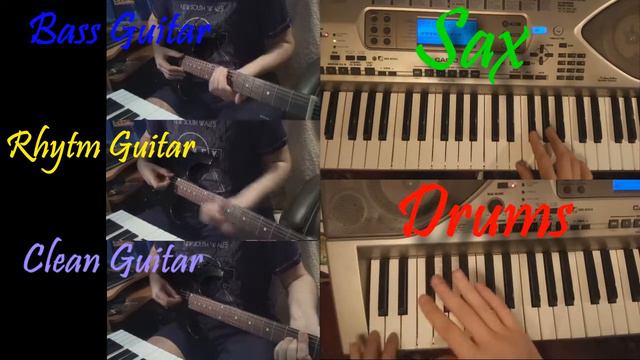 IOWA - мама ( cover на синтезаторе и гитаре ) смотреть онлайн