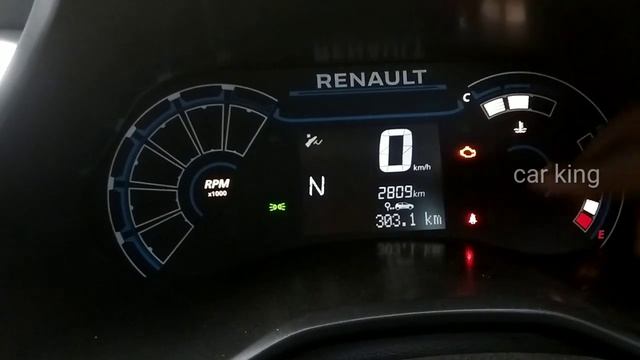 Renault TRIBER || we find the remaining service interval || car king смотреть онлайн