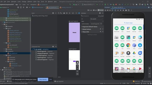Passing Data between fragments using safe Args смотреть онлайн