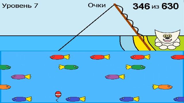 Сделал игру Снежок на рыбалке! Полное прохождение моей игры!!!