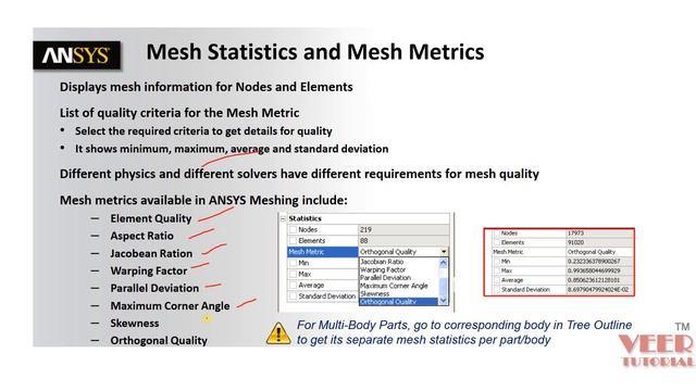ANSYS workbench | Element Quality | meshing смотреть онлайн