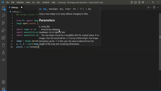 Python - Extract colors from Image смотреть онлайн