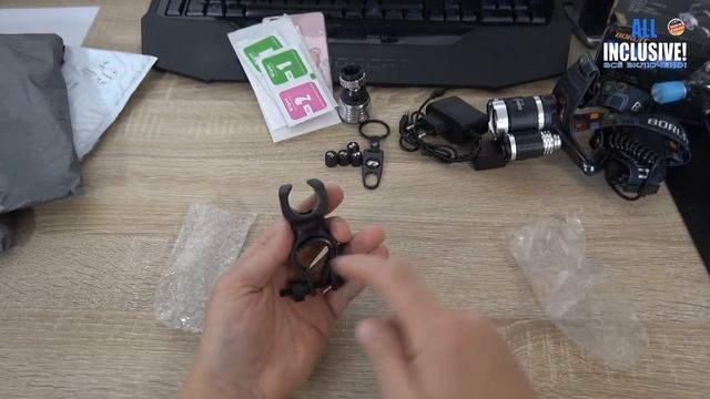 Распаковка посылок с Aliexpress # 50 - 2016 СУПЕР ФОНАРИК для рыбалки, Футболки, фонарик для вело. смотреть онлайн