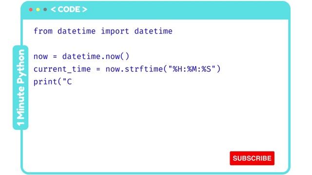 How to Get Current Time in Python смотреть онлайн