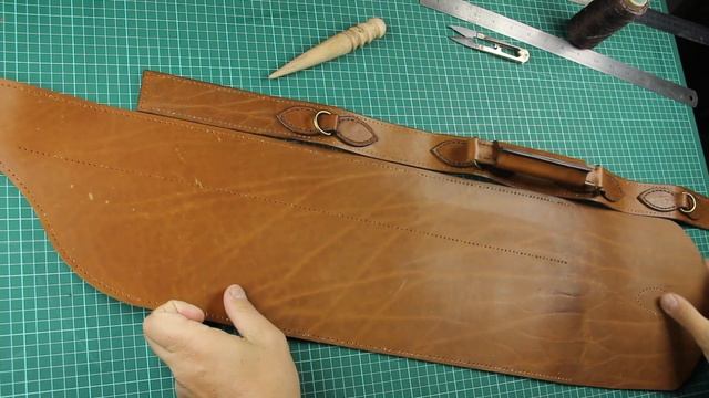 leather case for shotgun| part 2 | чехол для ружья | часть 2 смотреть онлайн