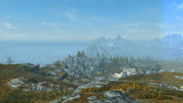 Skyrim Extreme View Distance Showcase смотреть онлайн
