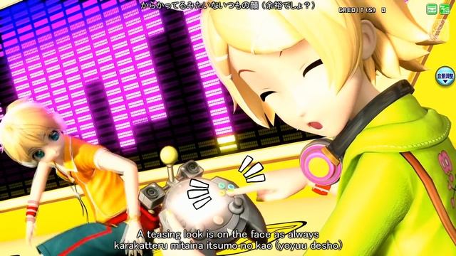 [60fps Full風] リモコン Remote Controller - 鏡音リンレン Kagamine Rin Len Project DIVA English Romaji PDA FT